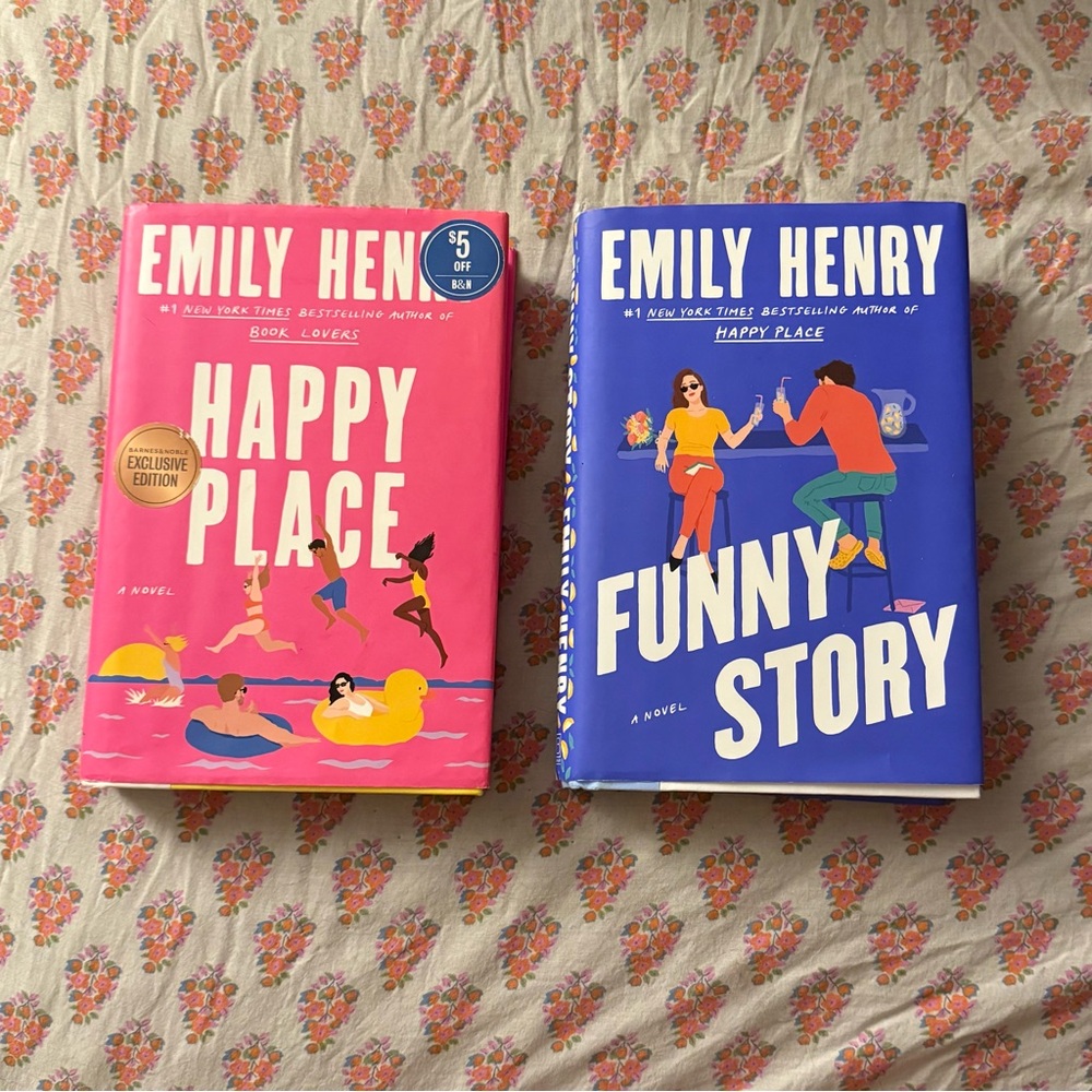 Emily Henry Book Set - Happy Place and Funny Story